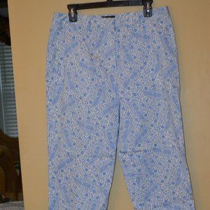 Brooks Brother's white and blue pants - size 10